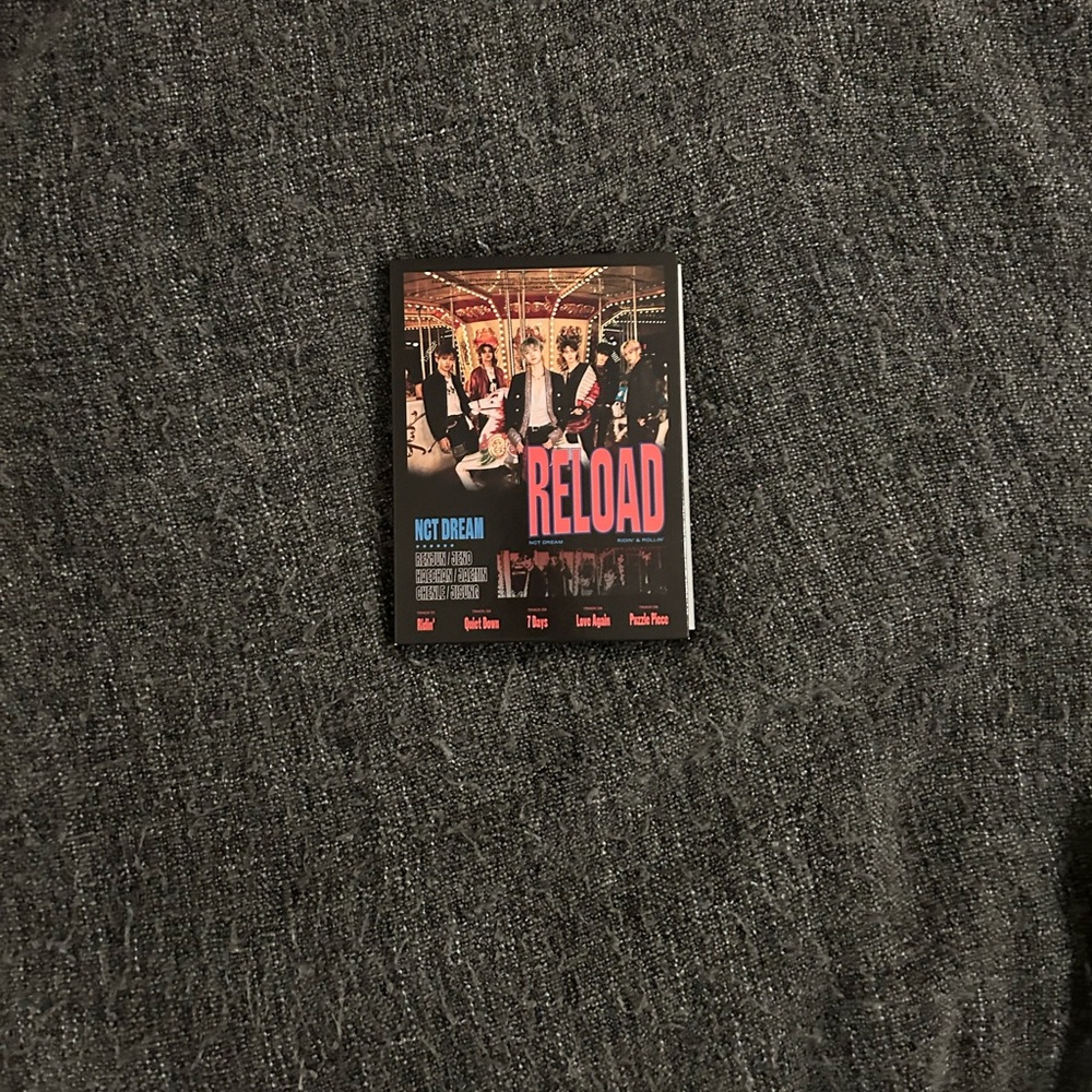 nct dream album “reload ridin ver.”